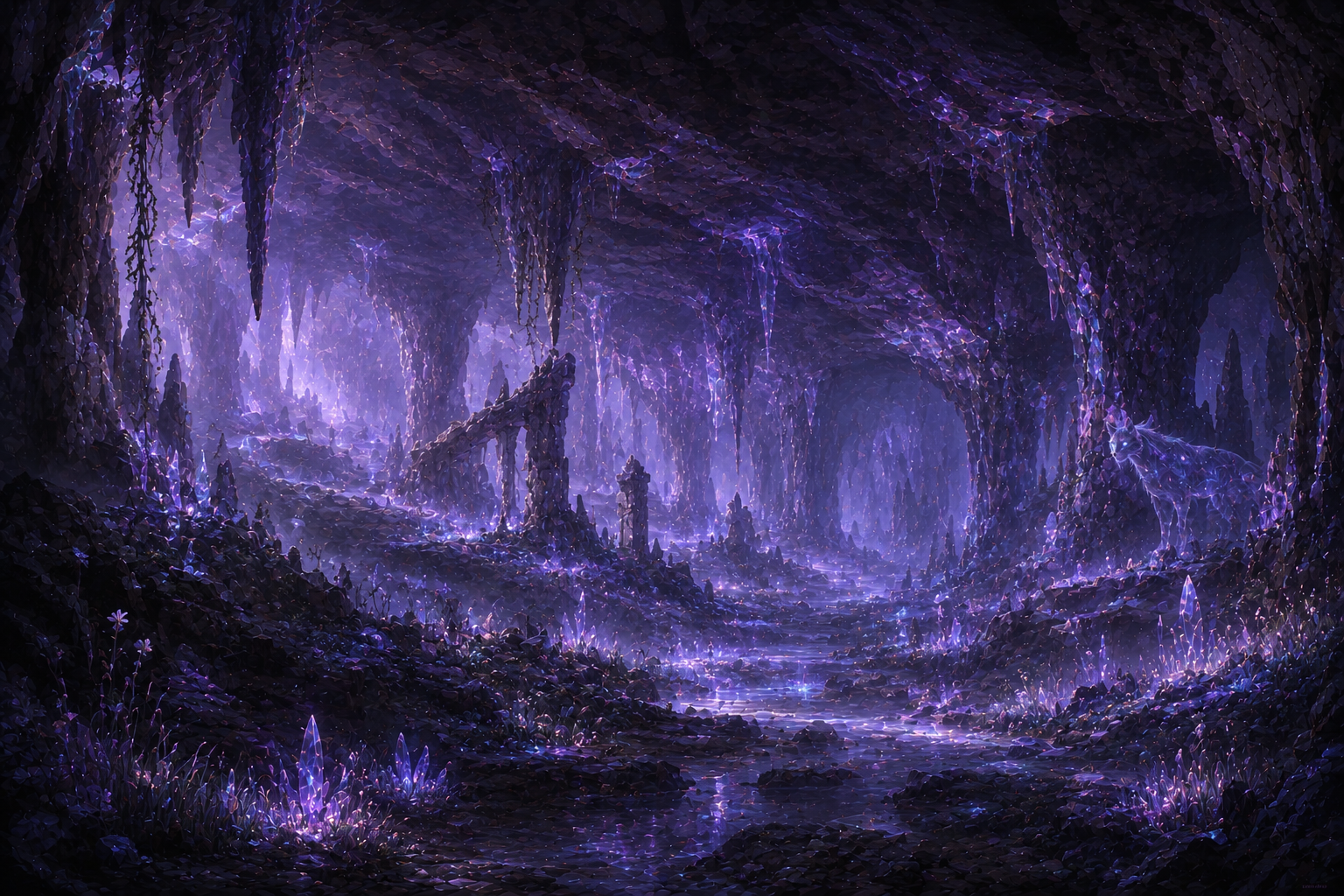 Ethereal Hunting Grounds — a cave where reality grows thin